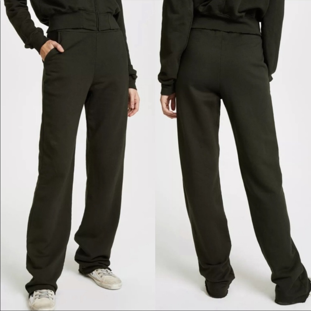 COTTON CITIZEN Milan High Waisted Trousers Black - L